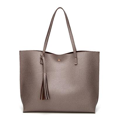 Basic Everyday Faux Leather Tote by White Market