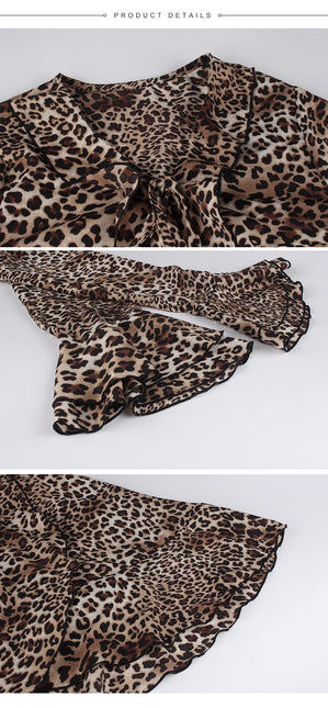 Leopard Wrap Dress by White Market