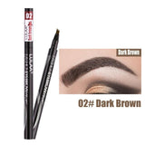 4 TIP Eyebrow Tattoo Pen - Microblading Eyebrow Pen with a Micro-Fork Tip Applicator Creates Natural Looking Brows Effortlessly by Js House