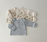 Baby Striped & Polka Dot Pattern & Solid Color Loose Comfort Shirt by MyKids-USA™