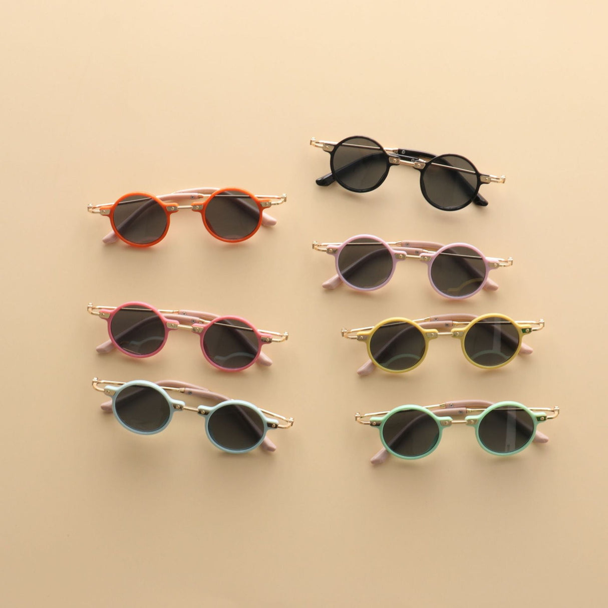 Kids Small Frame Design Vintage Style Metal Sunglasses by MyKids-USA™