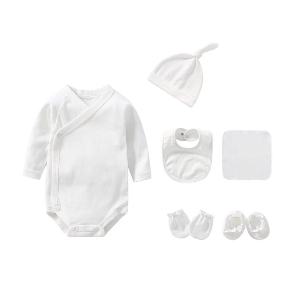 Newborn Solid Color Cotton Bodysuit Thin Style Sets by MyKids-USA™