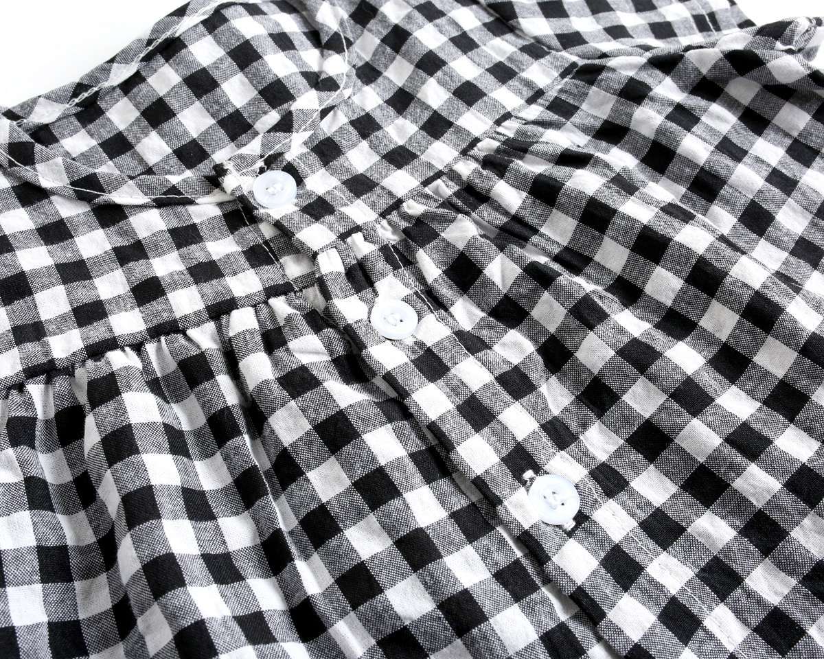 Baby Girl Plaid Pattern Single Breasted Design Shirt Combo Shorts Sets by MyKids-USA™