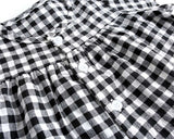 Baby Girl Plaid Pattern Single Breasted Design Shirt Combo Shorts Sets by MyKids-USA™