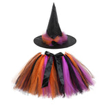 Children’s Halloween Witch Cosplay Hat Skirt Wings 1-Piece Sets by MyKids-USA™ - Vysn