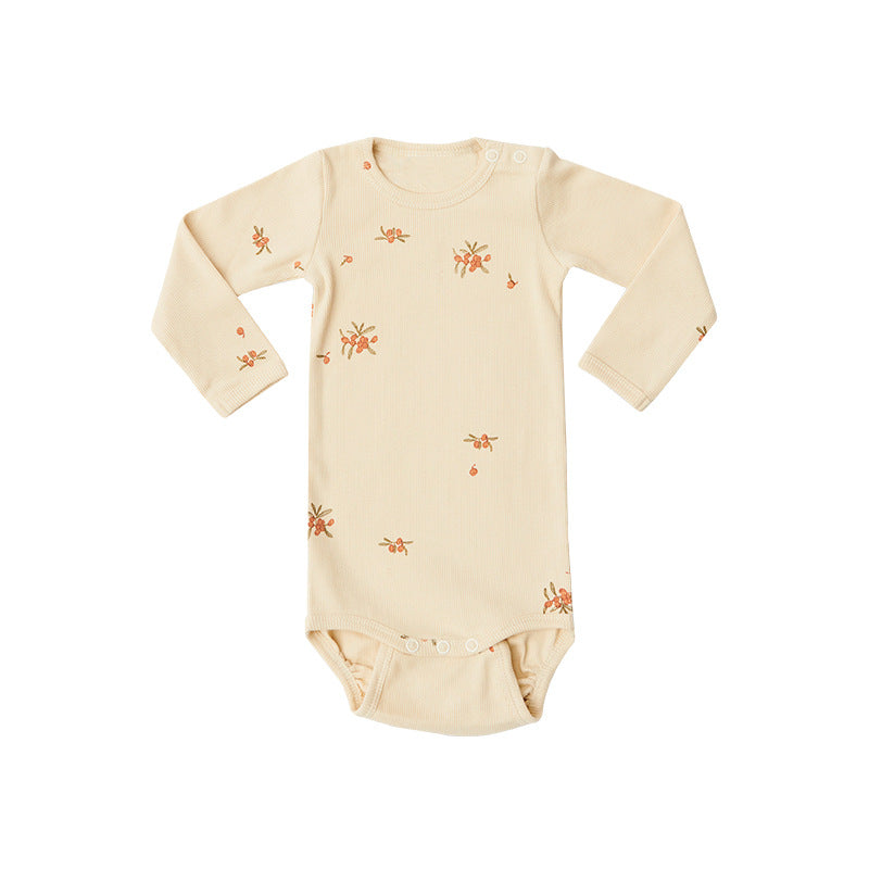 Baby Girl Floral Pattern Cotton Onesies With Pant 1 Pieces Sets by MyKids-USA™