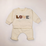 Baby LOVE Graphic Hoodies Combo Pants Kids Valentine’s Day Sets by MyKids-USA™