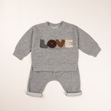 Baby LOVE Graphic Hoodies Combo Pants Kids Valentine’s Day Sets by MyKids-USA™