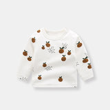 Baby 1pcs Allover Fruit Graphic Long Sleeve Bottoming Shirt & Trousers Sets by MyKids-USA™