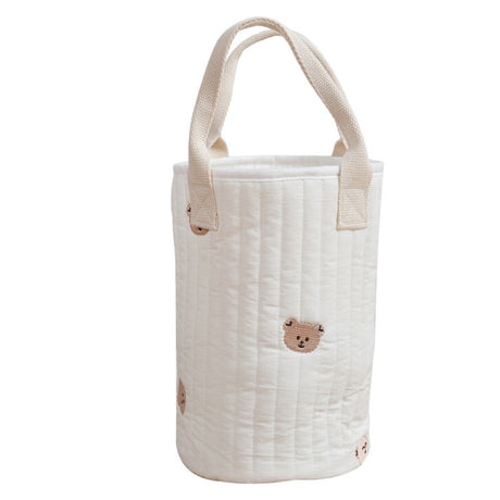 Baby Embroidered Pattern Baby Bottle Storage Mommy Handbag With Compartment by MyKids-USA™