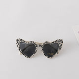 Leopard Print Pattern Heart Shape Fashion Sunglasses by MyKids-USA™