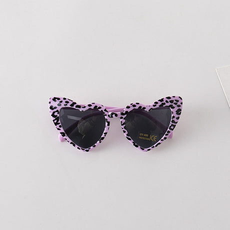 Leopard Print Pattern Heart Shape Fashion Sunglasses by MyKids-USA™