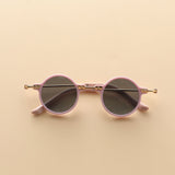 Kids Small Frame Design Vintage Style Metal Sunglasses by MyKids-USA™