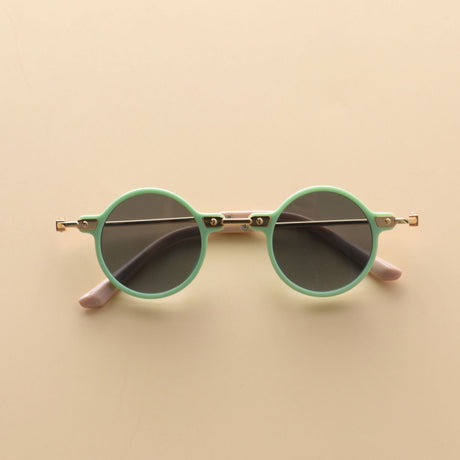 Kids Small Frame Design Vintage Style Metal Sunglasses by MyKids-USA™