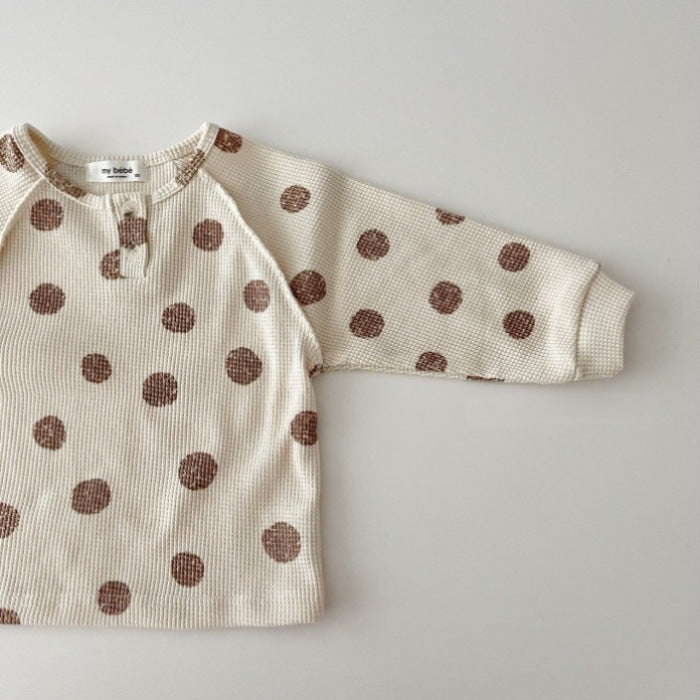 Baby Striped & Polka Dot Pattern & Solid Color Loose Comfort Shirt by MyKids-USA™