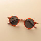 Kids Small Frame Design Vintage Style Metal Sunglasses by MyKids-USA™