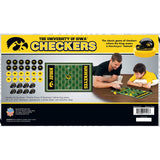 Iowa Hawkeyes Checkers Board Game by MasterPieces Puzzle Company INC