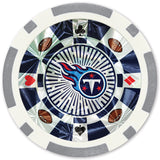 Tennessee Titans 20 Piece Poker Chips by MasterPieces Puzzle Company INC