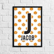 Personalised Pumpkin Halloween Name Children's Room Wall Decor Print by WinsterCreations™ Official Store - Vysn