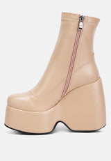 purnell high platform ankle boots by London Rag