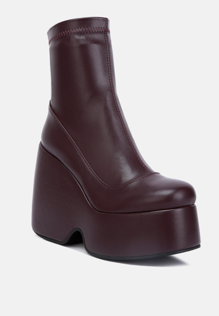 purnell high platform ankle boots by London Rag