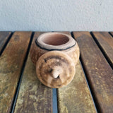 RAAQUU AI Mini Raku Pottery Urn for Remains - 3.4 oz capacity for child, pet, dog, cat by RAAQUU