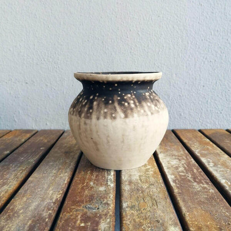 RAAQUU HOFU raku pottery vase by RAAQUU