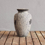 RAAQUU Omoide Ceramic Urn (Pre-Order) for Adult Remains - Raku Pottery 170 cubic inches Unique Handmade Cremation Vessel for Ashes, Pets, Cats, Dogs by RAAQUU