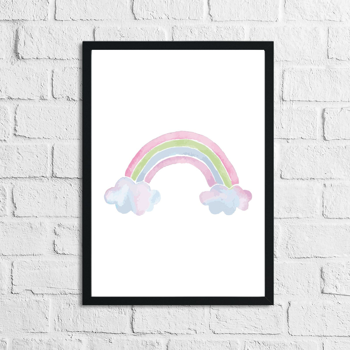 Rainbow Watercolour Children's Room Wall Decor Print by WinsterCreations™ Official Store