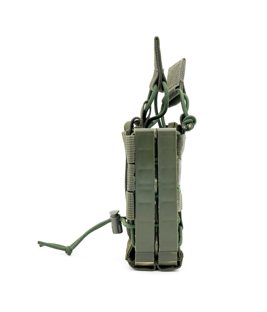 Rapid Access Double AR .223/5.56 & 7.62 Open Top Molle Mag Pouch - by 221B Tactical