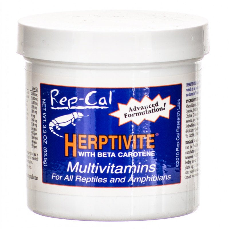 Rep Cal Herptivite: Premium Reptile and Amphibian Multivitamin by Dog Hugs Cat