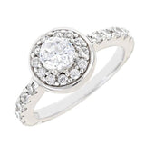 Sterling Silver Heidi's Brilliant Diamond Cubic Zirconia Ring by Sterling Forever