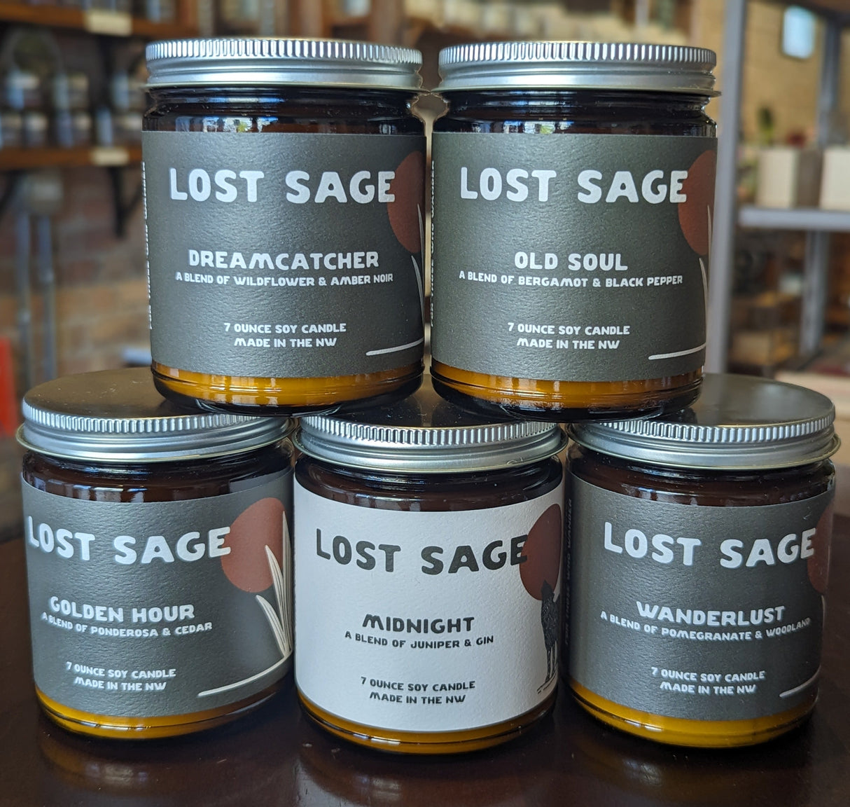 Soy Candles by Lost Sage by Distinct Bath & Body