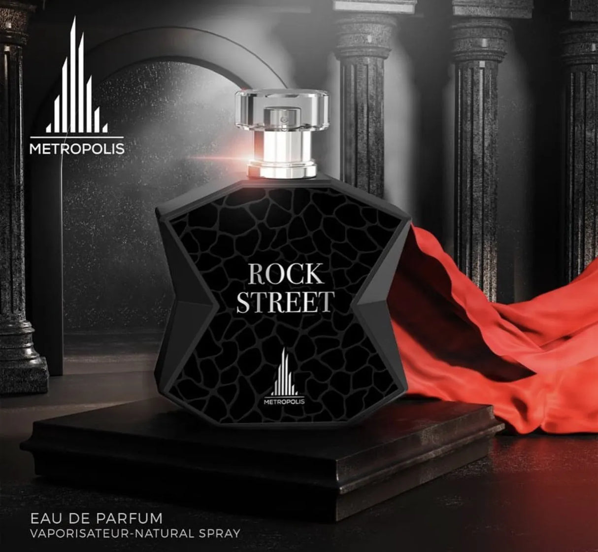 Metropolis Rock Street 3.4 oz EDP for men by LaBellePerfumes