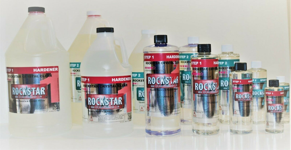 Rockstar Crystal Clear Premium Epoxy Resin by Quality Home Distribution