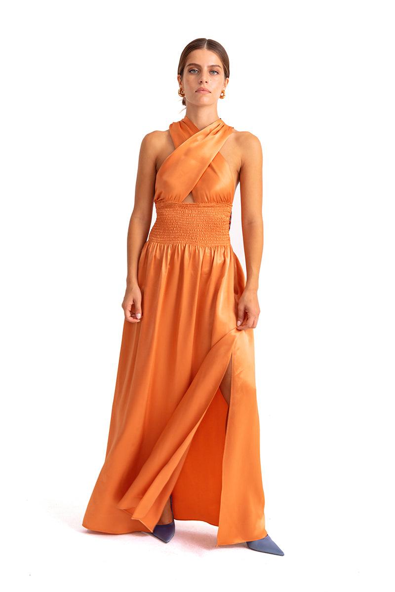 Rory Criss Cross Maxi Dress by Ladiesse