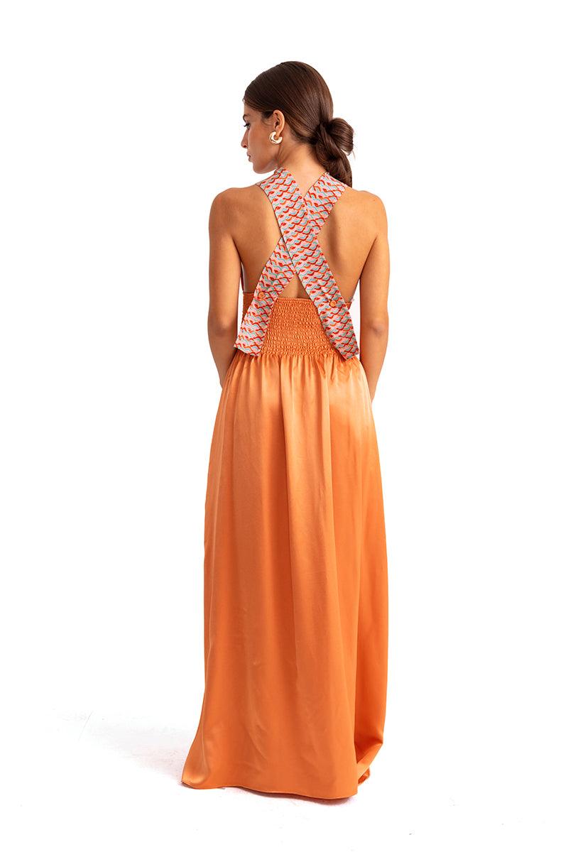 Rory Criss Cross Maxi Dress by Ladiesse