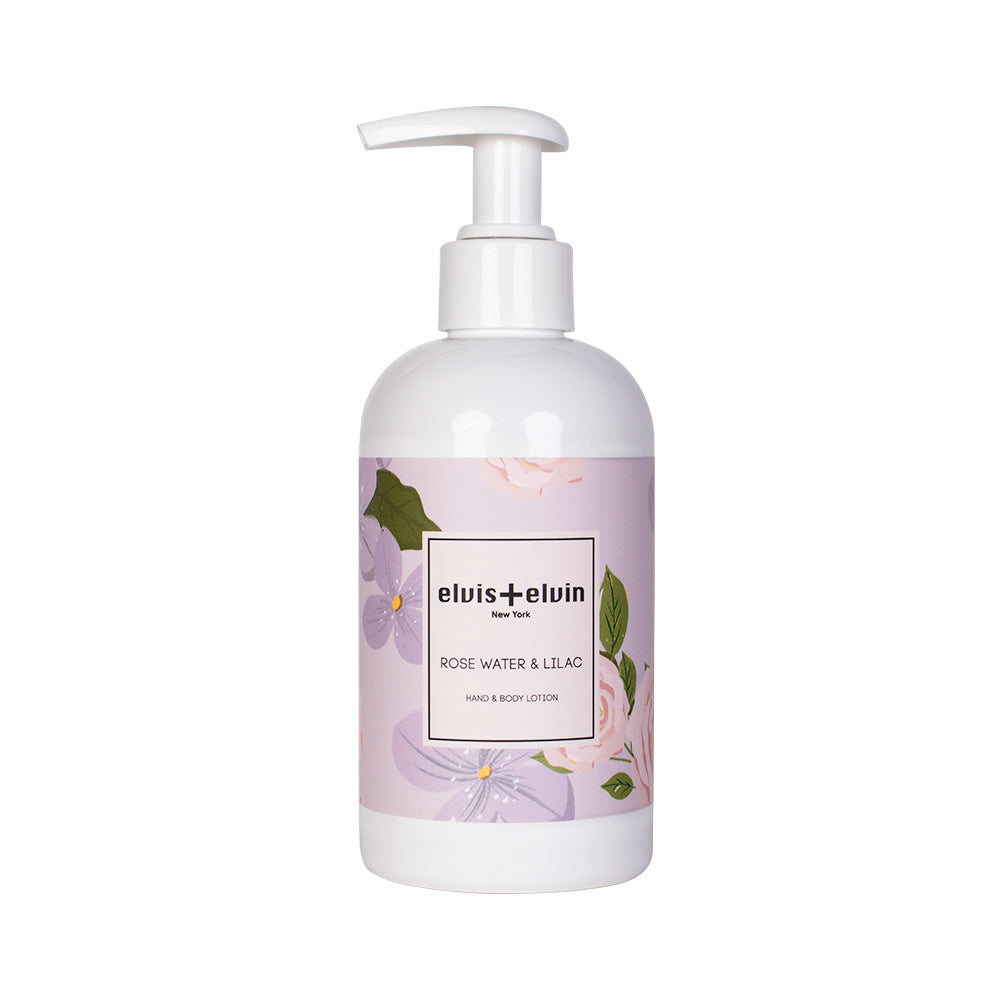 Hand & Body Lotion - Rose Water & Lilac by elvis+elvin