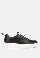 Rouxy Faux Leather Sneakers by London Rag