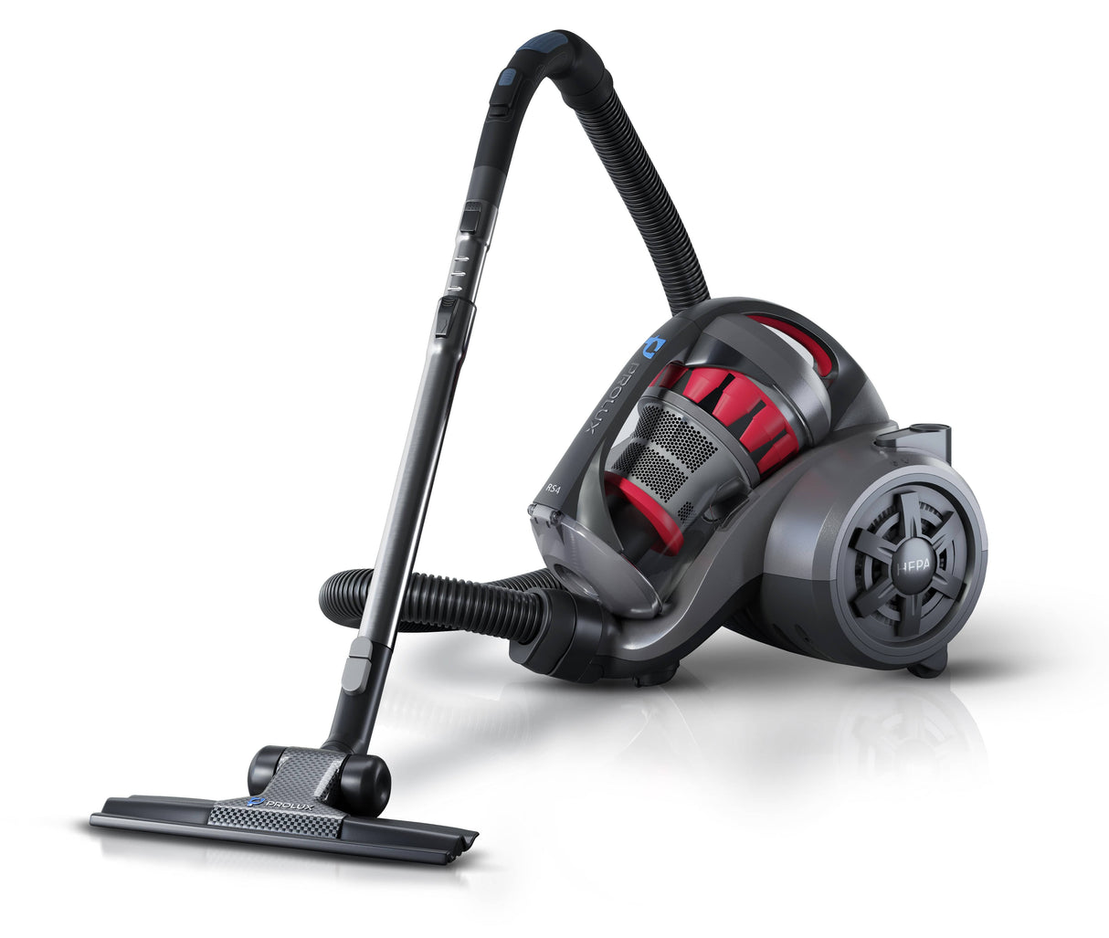 Prolux RS4 Lightweight Bagless Canister Vacuum with HEPA Filtration Premium Button Lock Tools and Automatic Cord Rewind by Prolux Cleaners