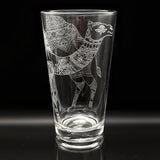 MYSTIC ANIMAL Pint Glasses by LumEngrave