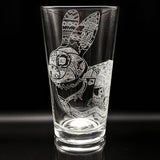 MYSTIC ANIMAL Pint Glasses by LumEngrave