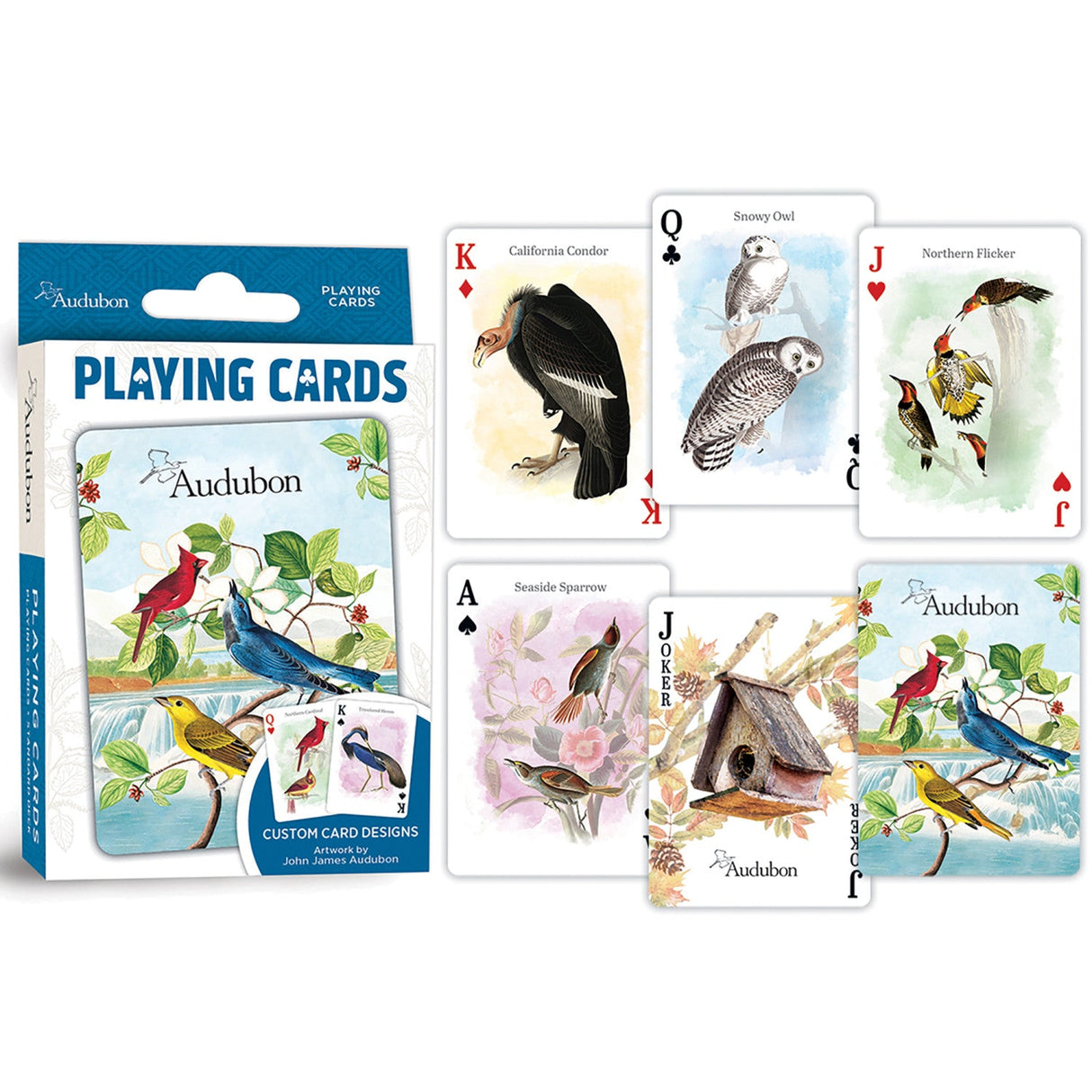 Audubon Playing Cards - 54 Card Deck by MasterPieces Puzzle Company INC