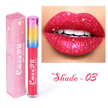 NEW Glitter Flip Liquid Lipstick Matte Transforming Waterproof Long Lasting by Js House