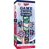 Minnesota Twins 100 Piece Poker Chips by MasterPieces Puzzle Company INC