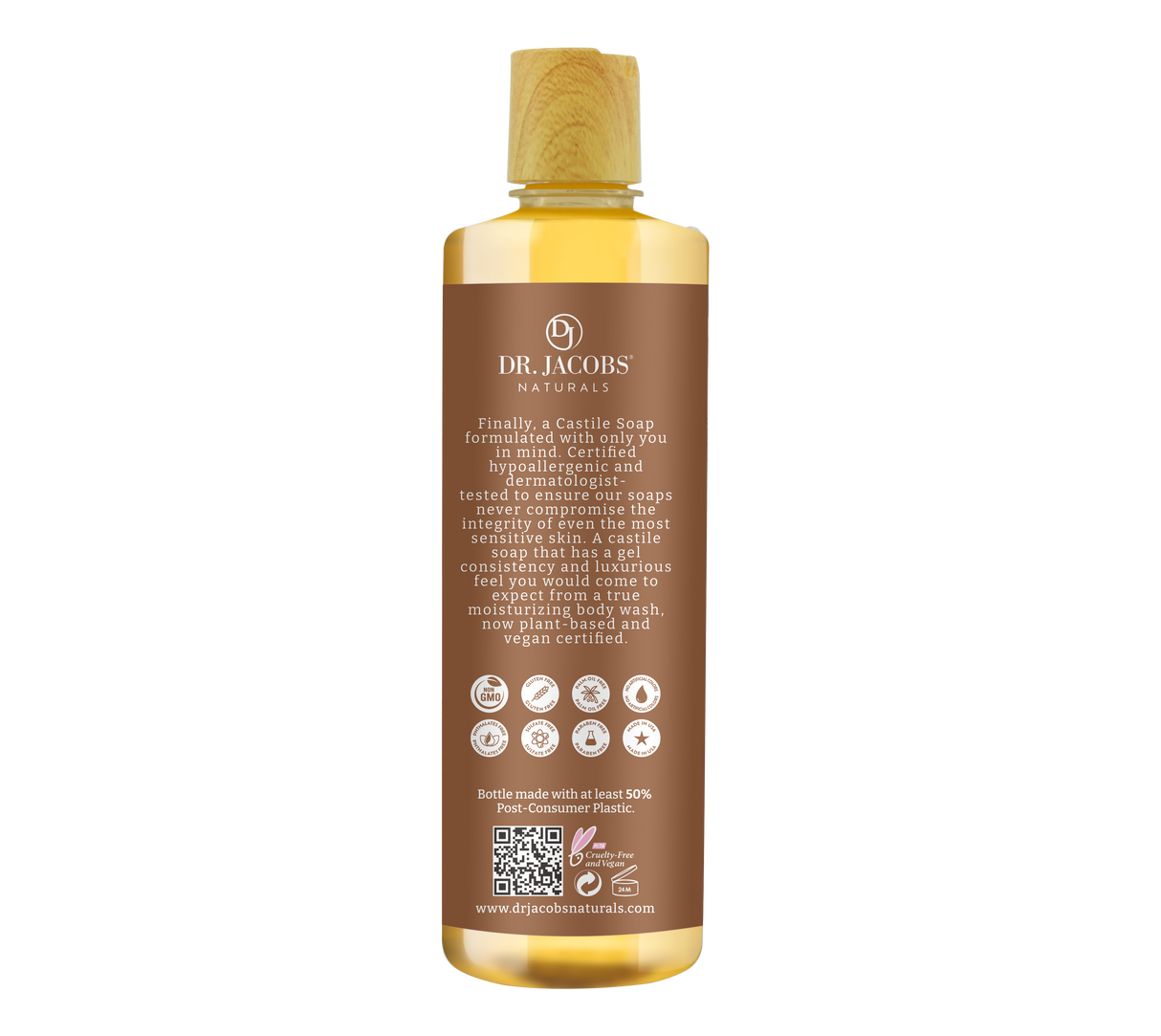 Sandalwood Castile Body Wash by Dr. Jacobs Naturals