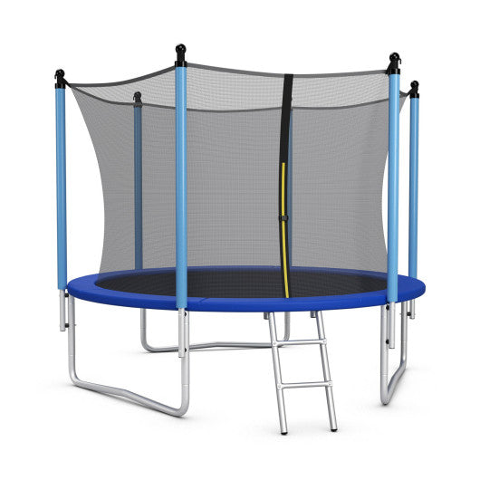 Outdoor Trampoline with Safety Closure Net-10 ft