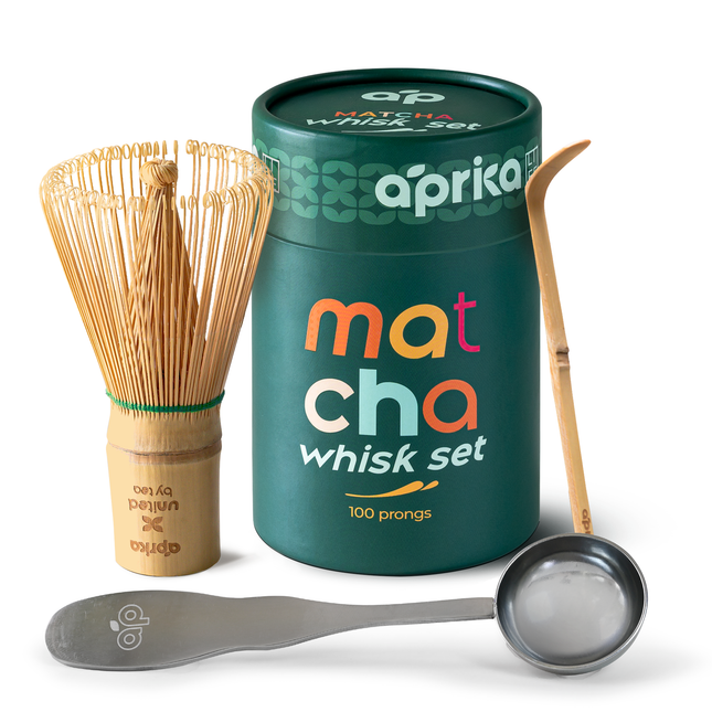 Matcha Bamboo Whisk Set by Aprika Life