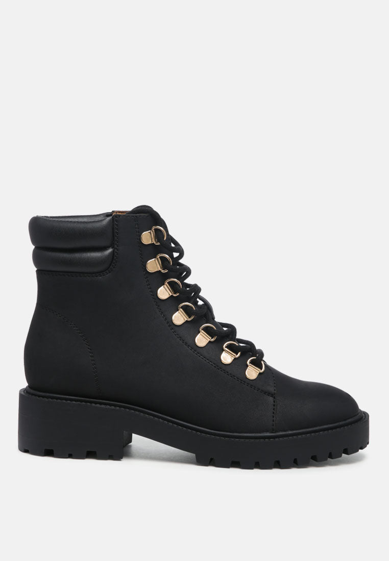 shirly soft leather lace-up boots by London Rag