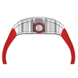 Silver/red Motorsport V2 automatic by ASOROCK WATCHES